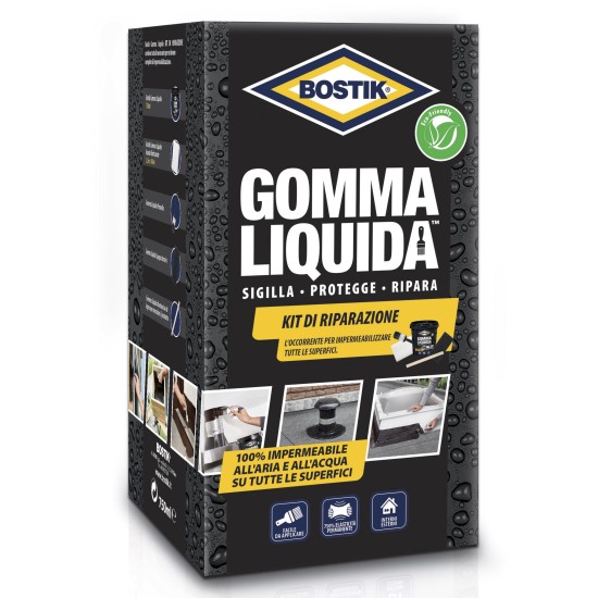 Bostik Gomma Liquida - Kit Plastica liquida per riparazioni