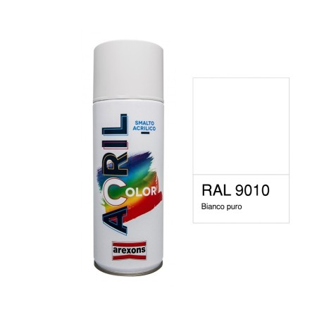 Arexons - Smalto acrilico spray 9010 bianco