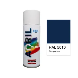 Smalto Spray Acrilico - Arexons ACRILCOLOR RAL5010 Blu 400ml