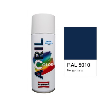 Smalto Spray Acrilico - Arexons ACRILCOLOR RAL5010 Blu 400ml
