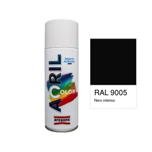 Spray Vernice Arexons ACRILCOLOR - RAL 9005 Acrilico Nero