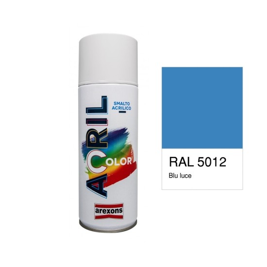 Spray acrilico Arexons - Smalto Blu Chiaro RAL 5012 400ml
