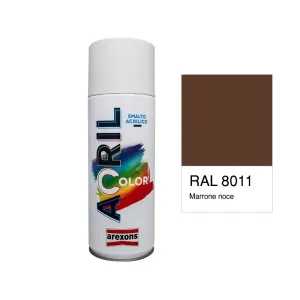 Bomboletta Smalto Spray Acrilico 400 ml - Colore Marrone Noce RAL 8011