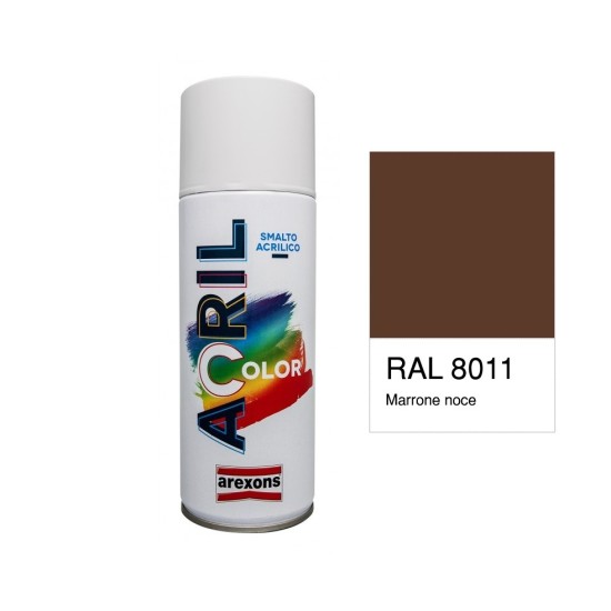 Bomboletta Smalto Spray Acrilico 400 ml - Colore Marrone Noce RAL 8011