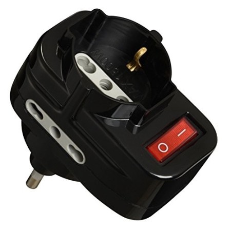 Electraline Multipresa - Adattatore Spina con Interruttore