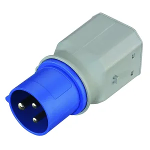 Adattatore Schuko Industriale Electraline-Presa Polivalente Schuko + 10/16 A (IP20) 2