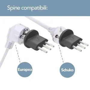 Adattatore schuko Italiana-Adattatore per presa Electraline 2