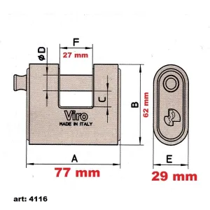 Viro Lucchetti edizione Panzer – Lucchetto Antiscasso 2