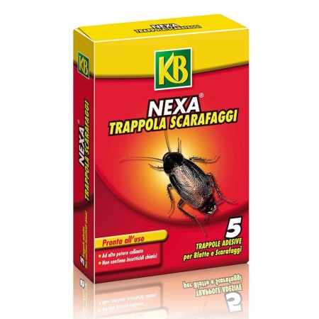Nexa KB Trappole per Blatte e Scarafaggi Adesiva – Senza Insetticidi