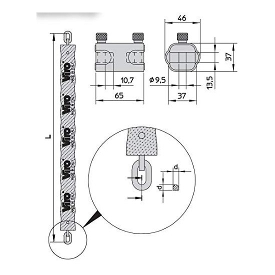 Viro Catena Antifurto - Art. 4249.1