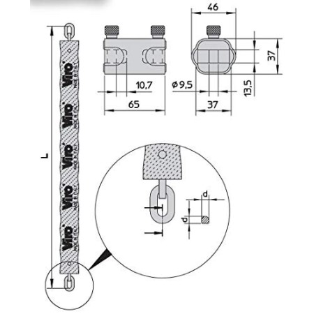 Viro Catena Antifurto - Art. 4249.1