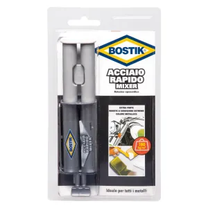 Colla Bicomponente Bostik Acciaio Rapido 24ml Extraforte