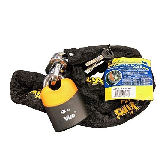 VIRO 178.150  LUCCHETTO ARANCIO CATENA Ø13 X 150CM