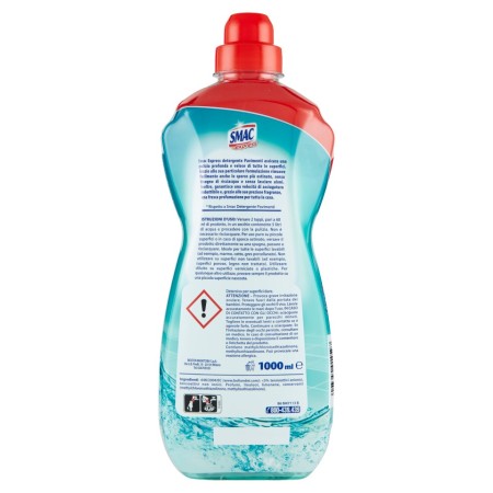 Istruzioni d'uso di SMAC Express Pavimenti Igienizzante con Ammoniaca 1000 ml