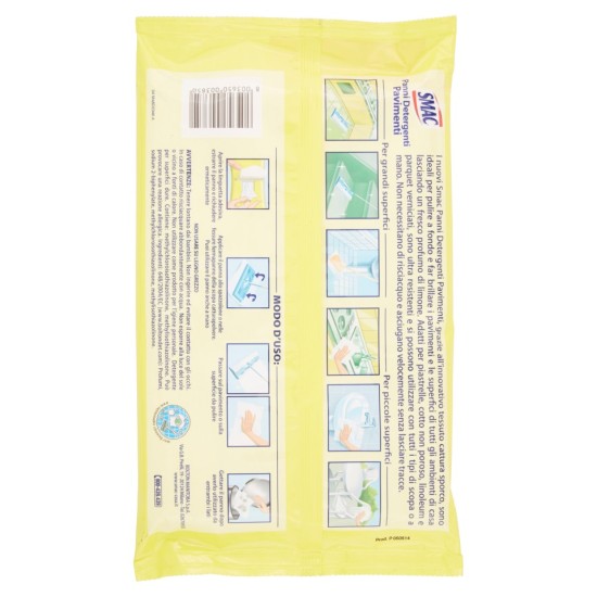 SMAC PANNI DETERGENTI PAVIMENTI - LIMONE