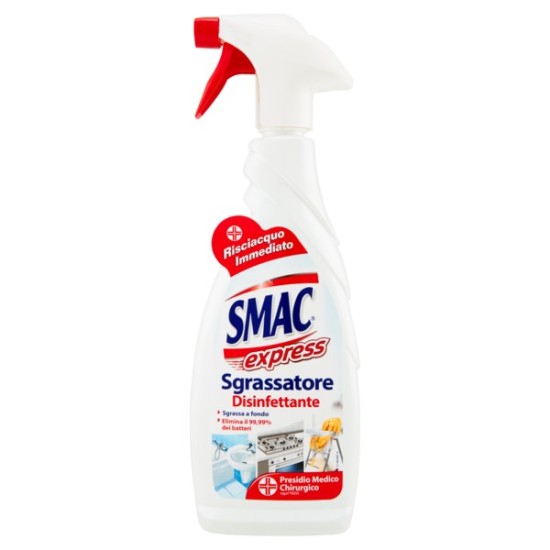 Smac Sgrassatore Express Spray Disinfettante Superfici 650ml