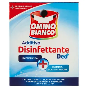 omino bianco igienizzante Additivo Disinfettante Deo+ Polvere 450g