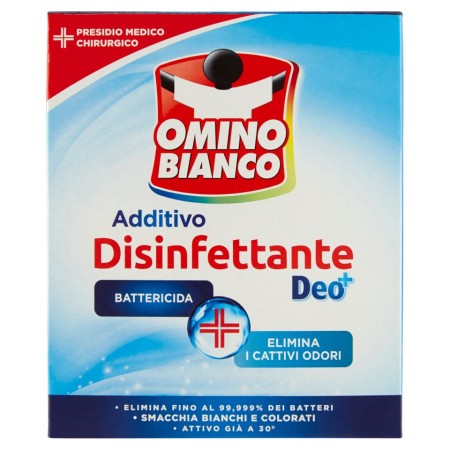 omino bianco igienizzante Additivo Disinfettante Deo+ Polvere 450g