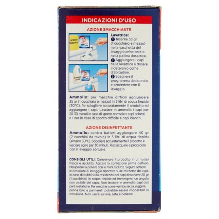 Omino Bianco Additivo Disinfettante Deo+ Polvere 450g