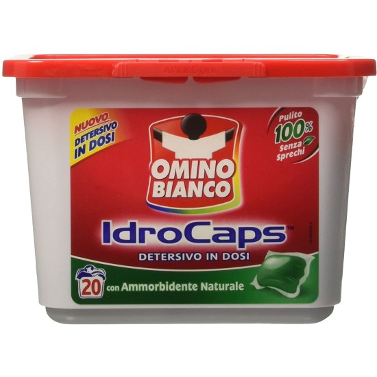 Omino Bianco IdroCaps Ammorbidente Lavatrice 20 Dosi