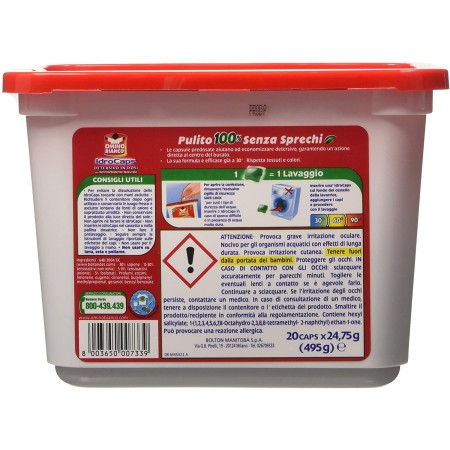 Omino Bianco IdroCaps Ammorbidente Lavatrice 20 Dosi