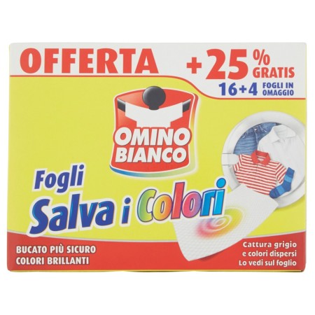 Fogli Salva Colore Omino Bianco 20pz
