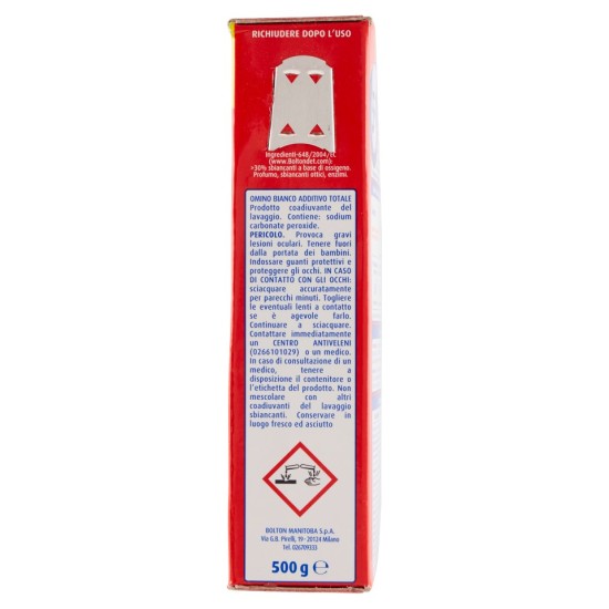 Omino Bianco Additivo Smacchiatore 100più 600g