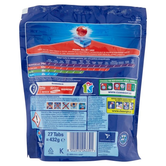 Finish PowerBall All in 1 MAX - 22+5