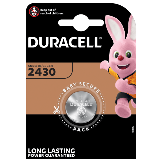 CR 2430 Batteria Duracell 3v Litio DL2430