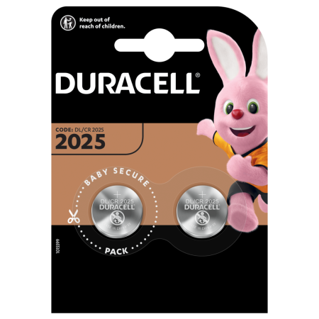 Batteria CR2025 Duracell 3v  2025 - DL2025