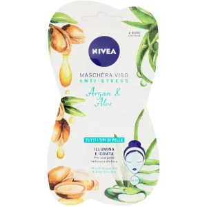Nivea Maschera Anti Stress Pure & Natural 2x7,5ml