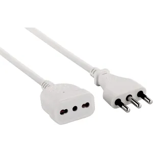 Prolunga 3 Metri Bianca Electraline - 46123