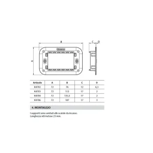 Supporto Living Now per Cassetta 506 2