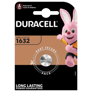 Batteria 1632 Duracell a Bottone - Batteria 3V Alta capacità
