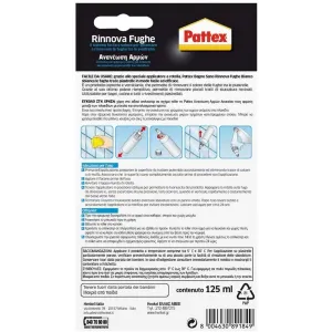 Rinnova Fughe Pattex  Bianco 125 ml – Sbianca e Rigenera 2