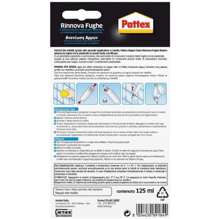 Rinnova Fughe Pattex con rotella applicatore - modalità e istruzioni per l'applicazione