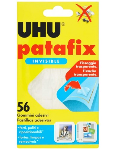 UHU Patafix Trasparente 56 Gommini Adesivi