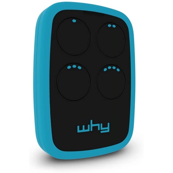 Telecomando Why Evo Universale Cancello Garage 300-868mhz - Blu