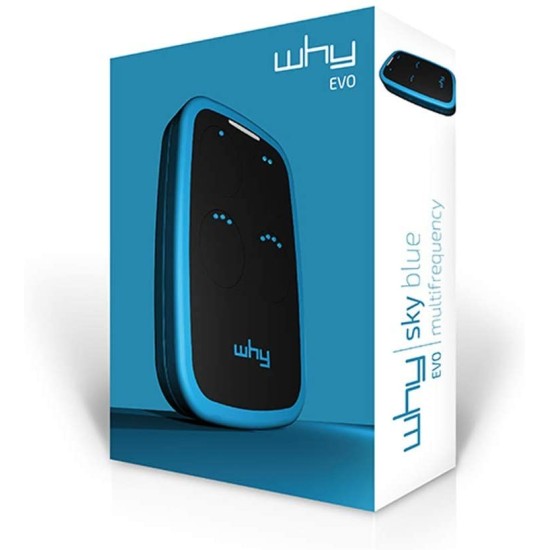 confezione Telecomando Why Evo Universale Cancello Garage 300-868mhz - Blu
