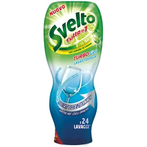 Svelto Turbo Gel Classico 480ml – Detersivo lavastoviglie 24 lavaggi