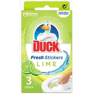 Duck Fresh Stikers Lime - Gel Strisce igienizzanti WC 3pz