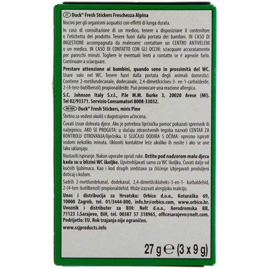 Informazioni su Duck Sticker WC Fresh - Freschezza Alpina