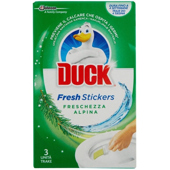 Profumatore per Wc Duck Fresh Wc Stickers Freschezza Alpina