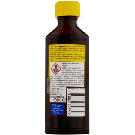 Informazioni e istruzioni d'uso di Pronto Olio Restauratore 100ml