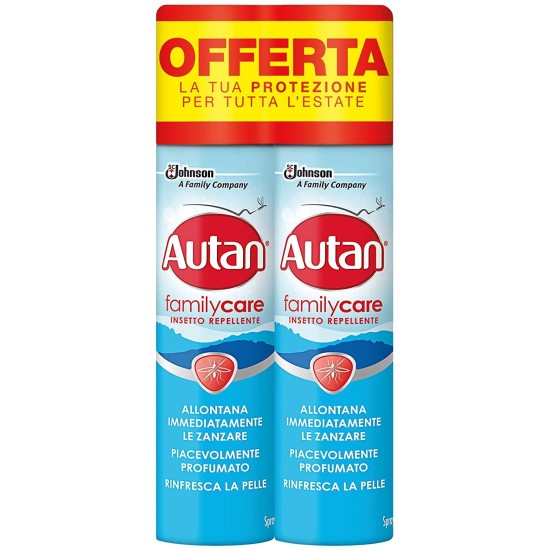 Autan Antizanzare Repellente Insetti, Tigre e Comuni, Bipack 100ml