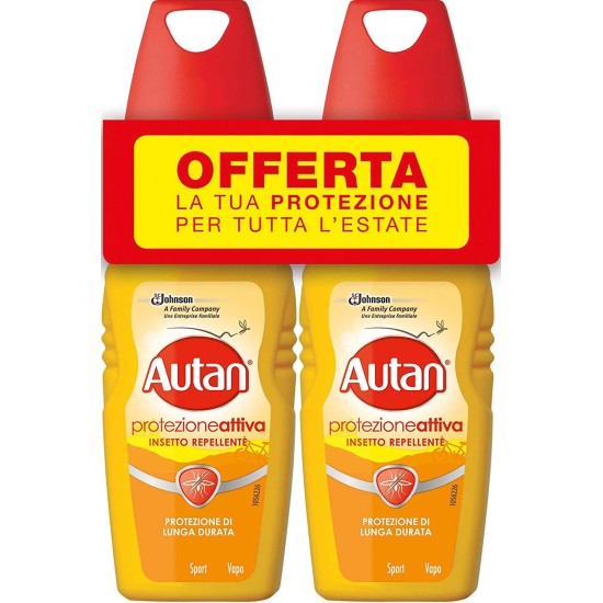 Autan Protezione Multinsetto repellente Bipack 100ml