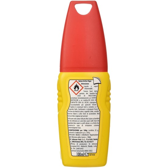 Avvertenze e informazioni per Autan Protezione Multinsetto repellente 100ml