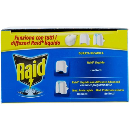 Raid Liquido Ricarica 60+60 Notti Antizanzare Tigre