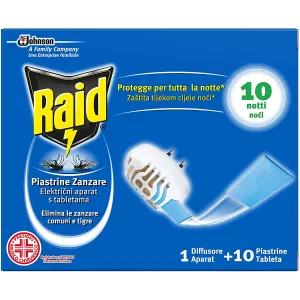 Raid Diffusore Elettrico con Piastrine Antizanzare