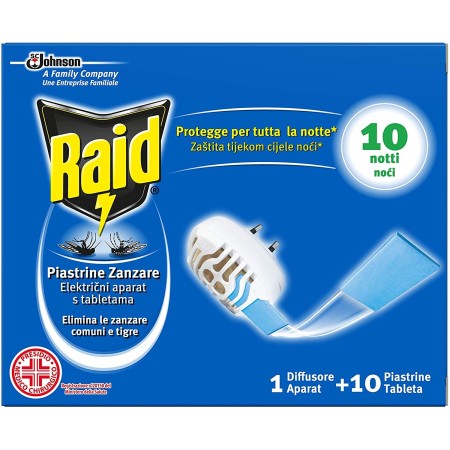 Raid Diffusore Elettrico con Piastrine Antizanzare